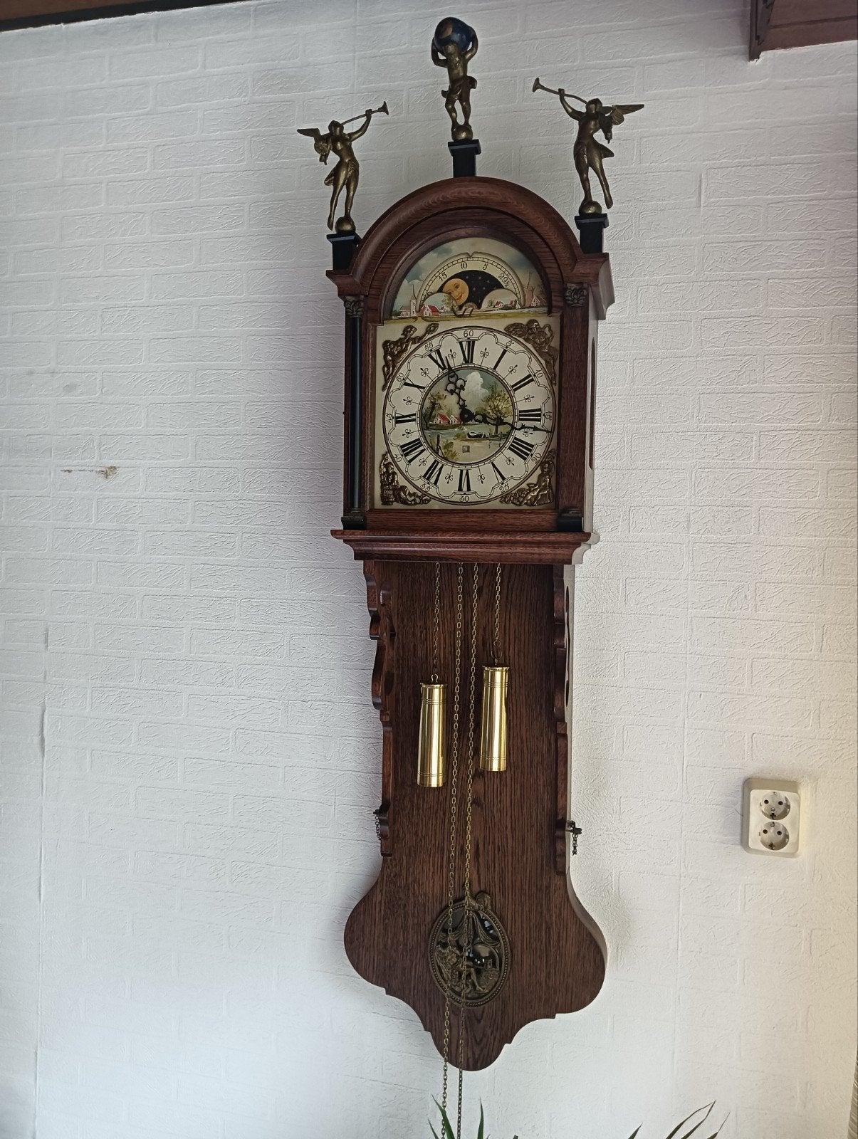 te koop Friese staartklok, Huis en Inrichting, Ophalen, Zo goed als nieuw, Wandklok