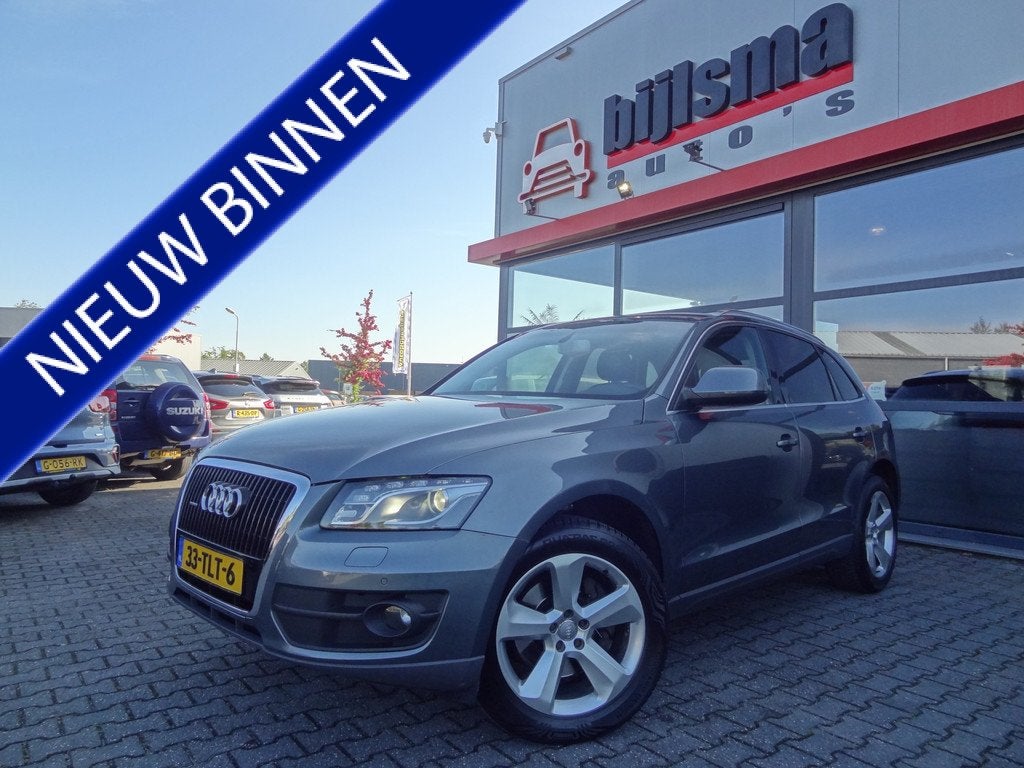 Audi Q5 | 3.2 V6 | Quattro Pro Line | B&O | NL-AUTO | TREKHA, Gebruikt, Zwart, Leder en Stof, Bedrijf