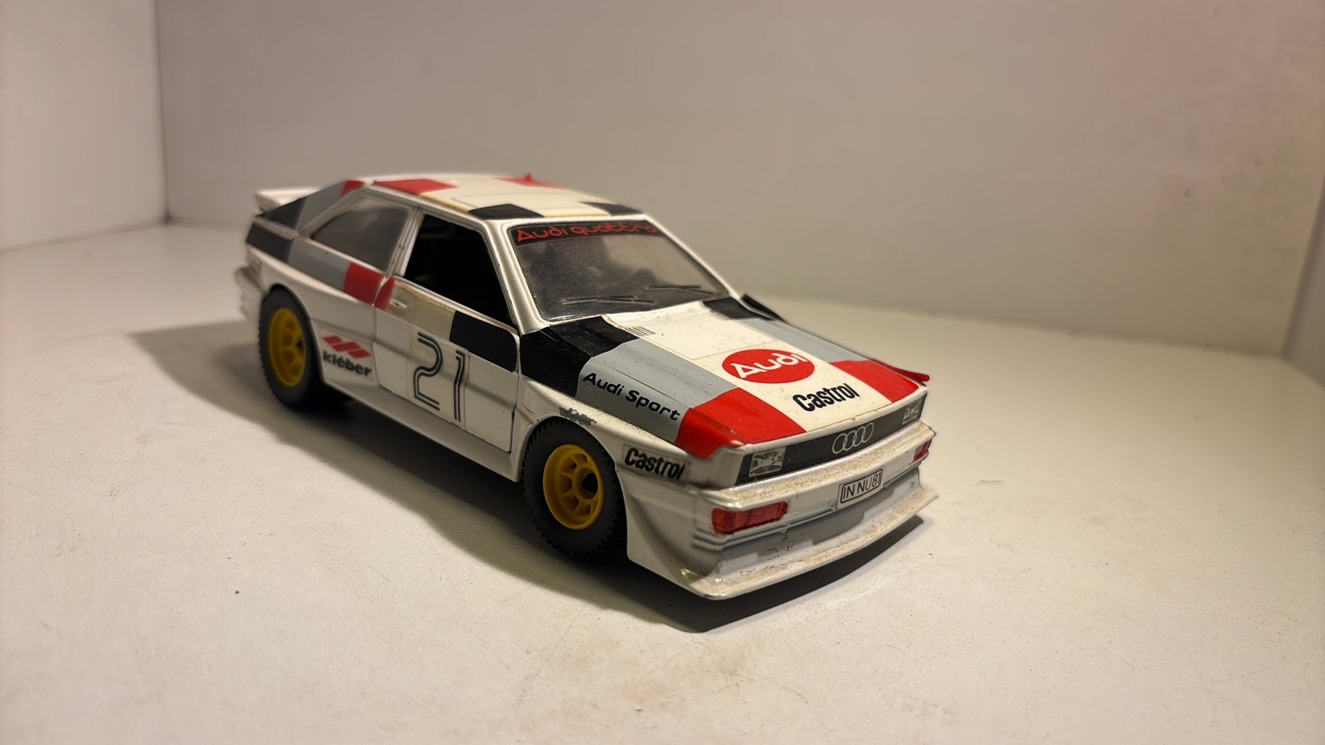 Audi Quarttro #21 polistil 1.24, Overige merken, Ophalen of Verzenden, A, A