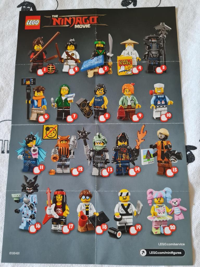 Lego 71019 Minifigures Ninjago Movie, Lego, Nieuw, Ophalen of Verzenden, Minifiguren serie