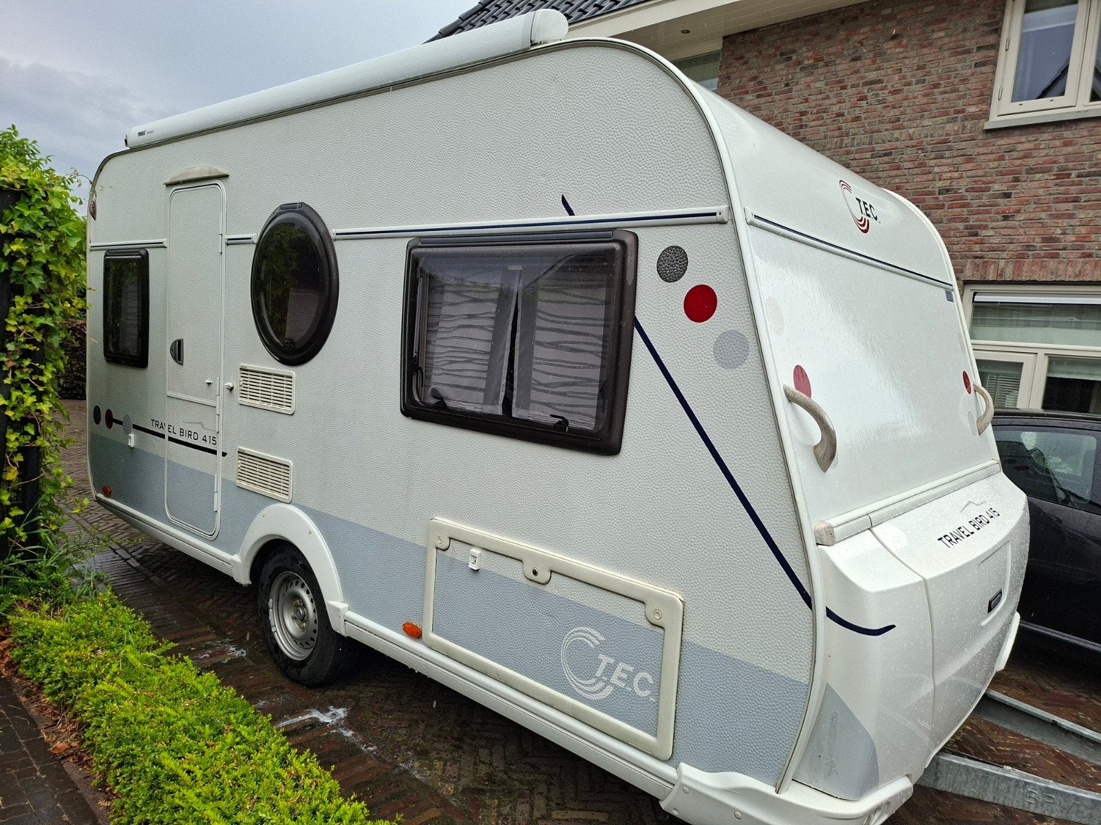 TEC travel 415 Zeer netjes cassetteluifel voortent keuring, Caravans en Kamperen, Caravans, Schokbreker, Rondzit, Particulier