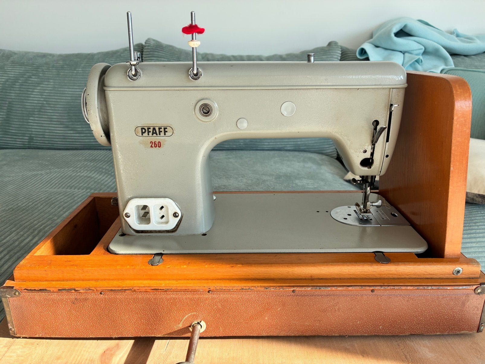 Pfaff 260 semi-industriële naaimachine - leer, zeilen, jeans, Ophalen, Gebruikt, Naaimachine, Pfaff