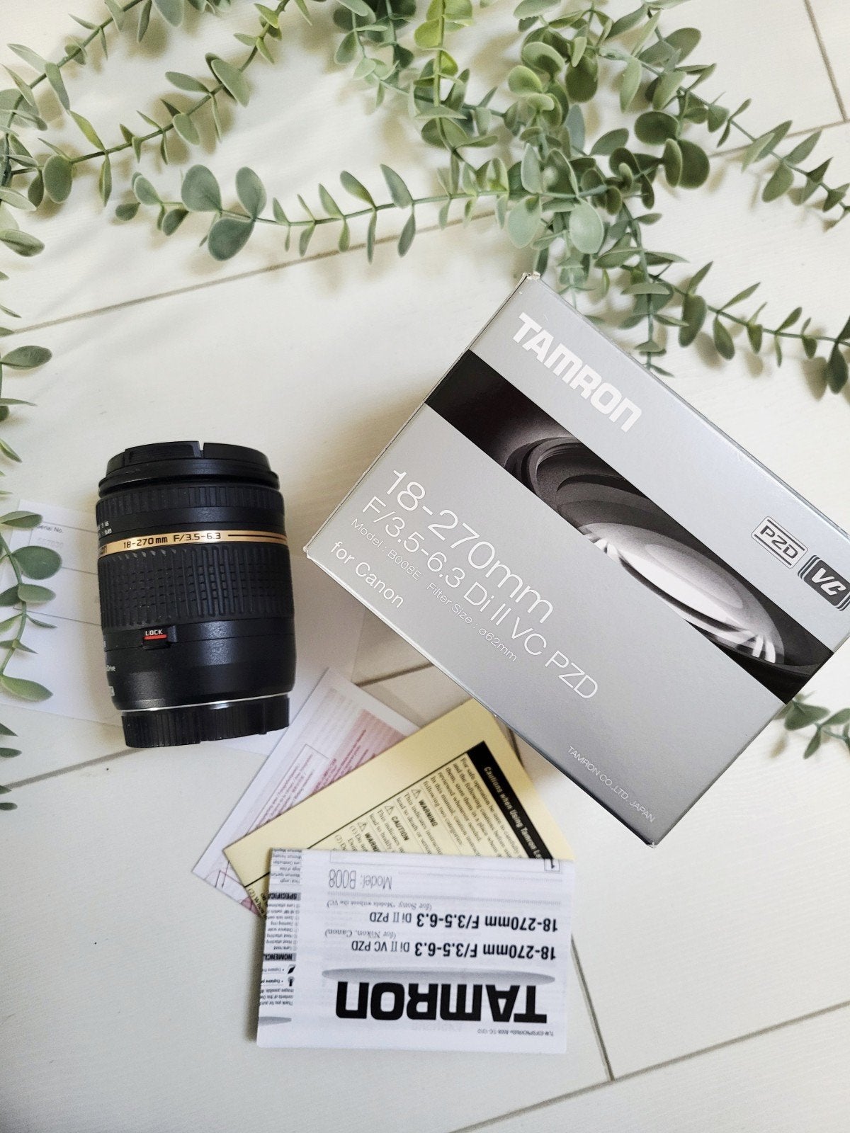 Tamron 18-270mm F3.5-6.3 Di II VC PZD Canon lens, Audio, Tv en Foto, Fotografie | Lenzen en Objectieven, Ophalen, Ultrasone focusmotor