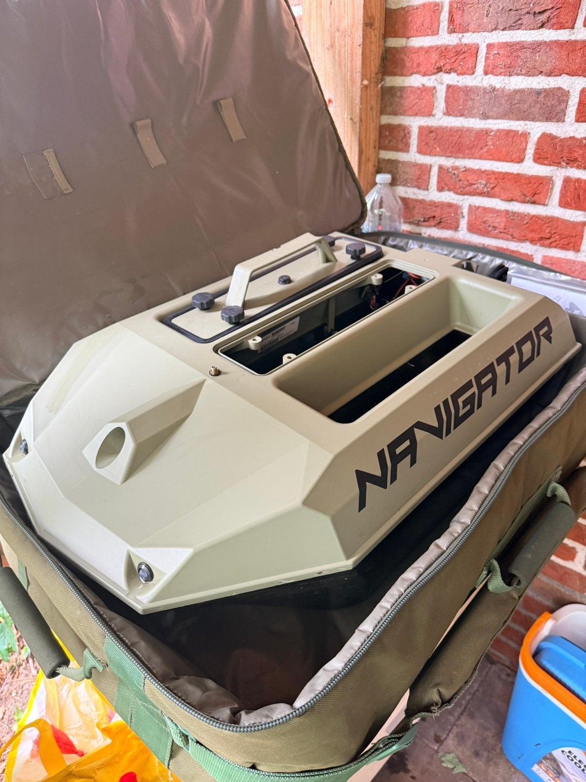 Navigator voerboot met raymarine dragonfly 5 pro., Watersport en Boten, Ophalen of Verzenden, Zo goed als nieuw