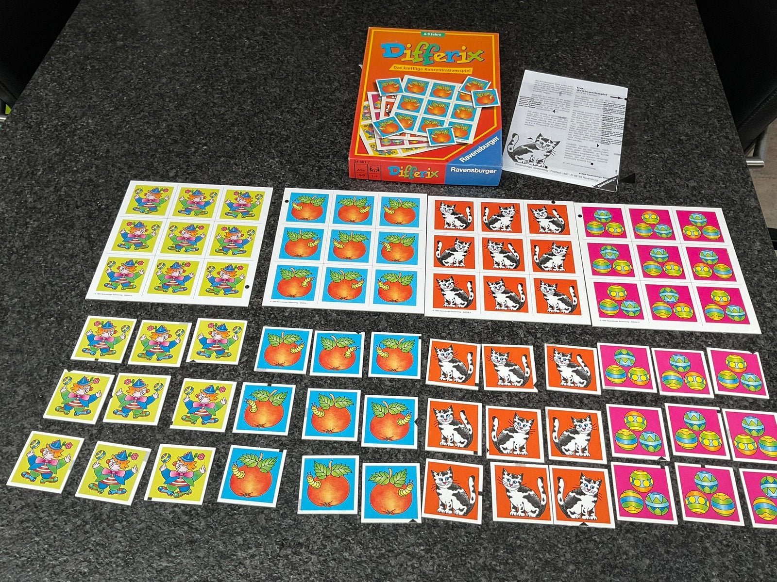 Differix Concentratiespel Ravensburger, Ophalen, Gebruikt