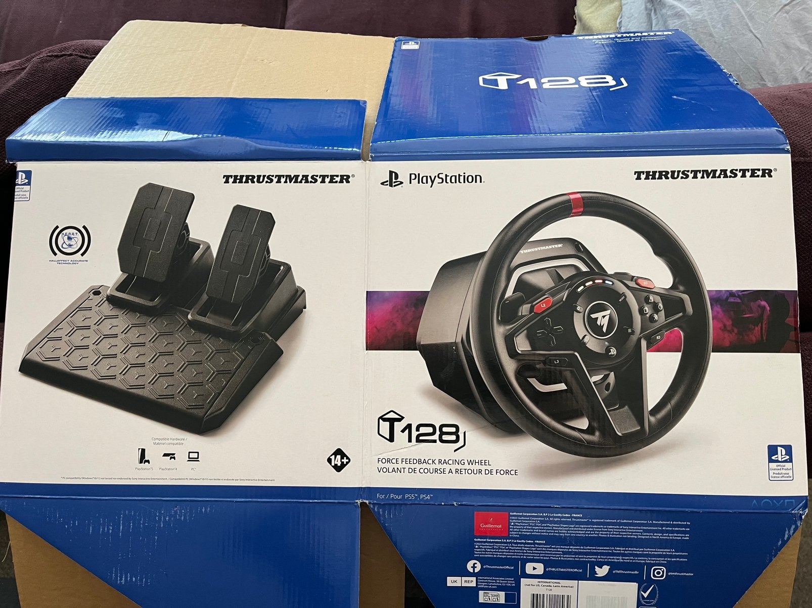 Racestuur met pedalen compleet met ps4 en F1 game, Ophalen, Zo goed als nieuw, Playseat of Racestoel