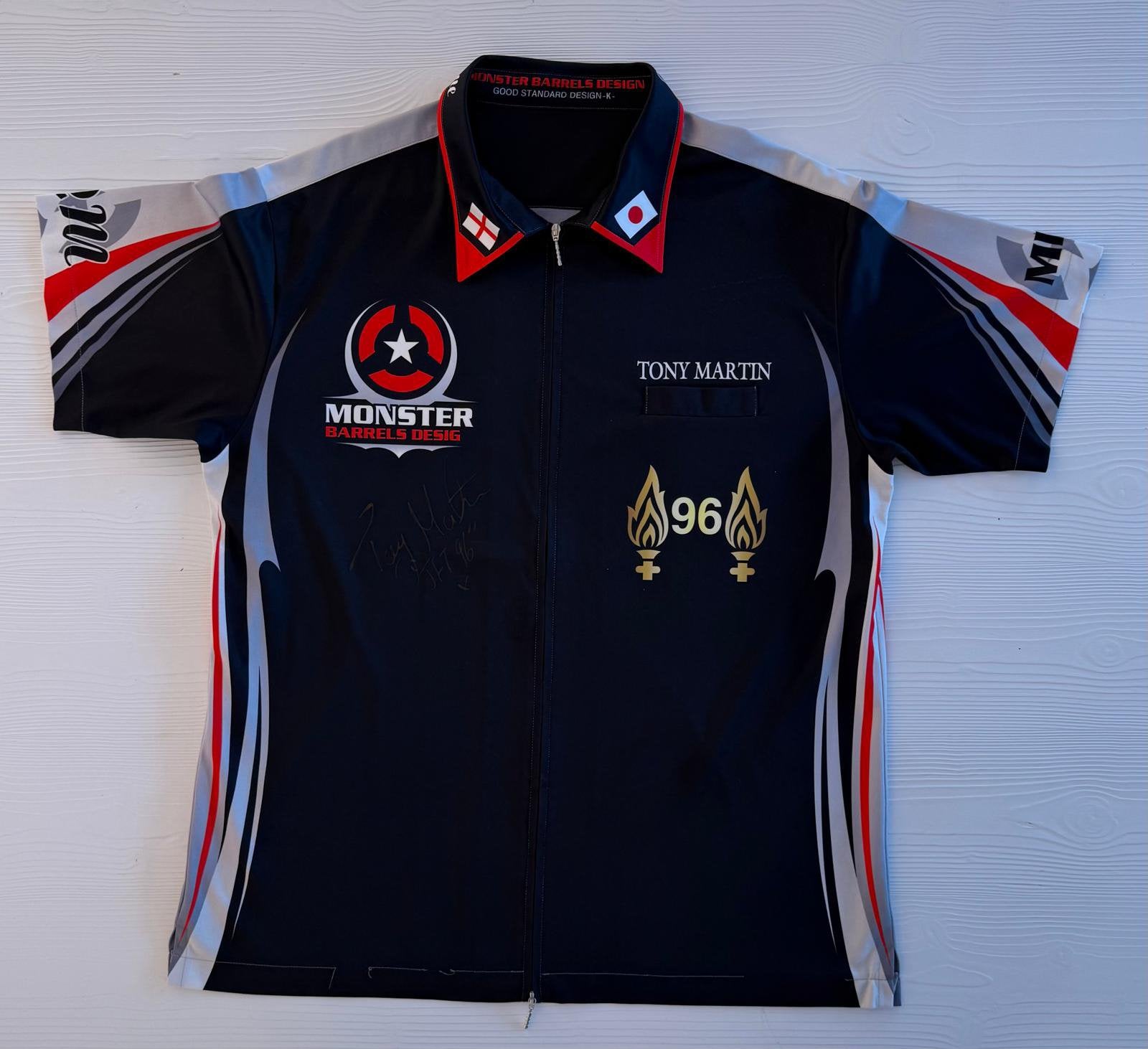 Gesigneerd dartshirt Tony Martin zonder COA, Verzenden, Zo goed als nieuw, Overige sporten, Shirt