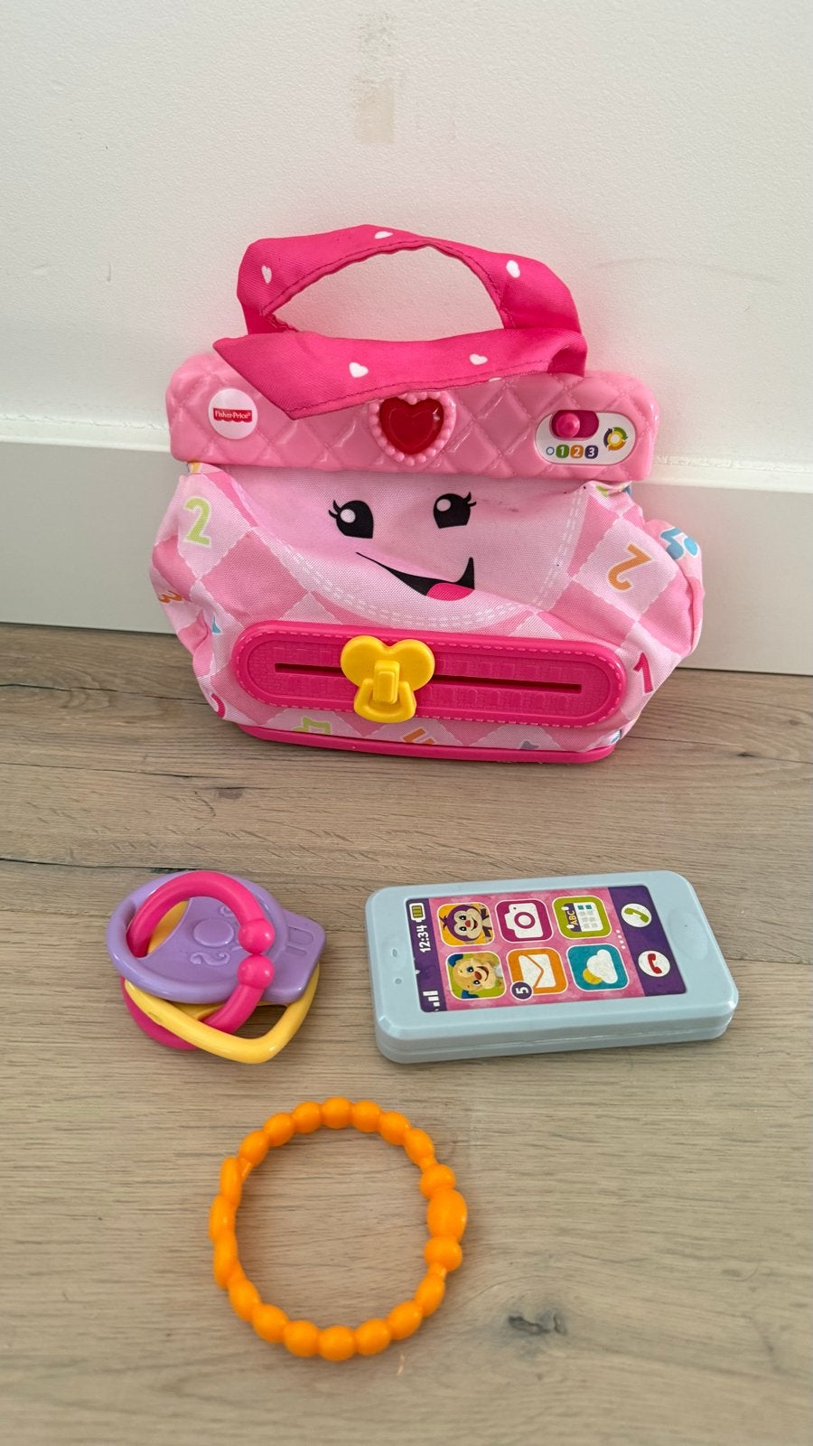 Fisher-Price Lach en Leer Tasje met accessoires, Ophalen of Verzenden, Zo goed als nieuw, Overige typen, Met licht