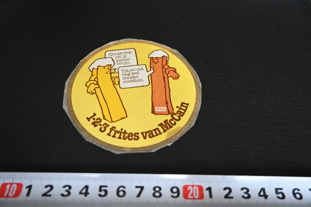 sticker 1-2-3 frites van McCain, Ophalen, Zo goed als nieuw