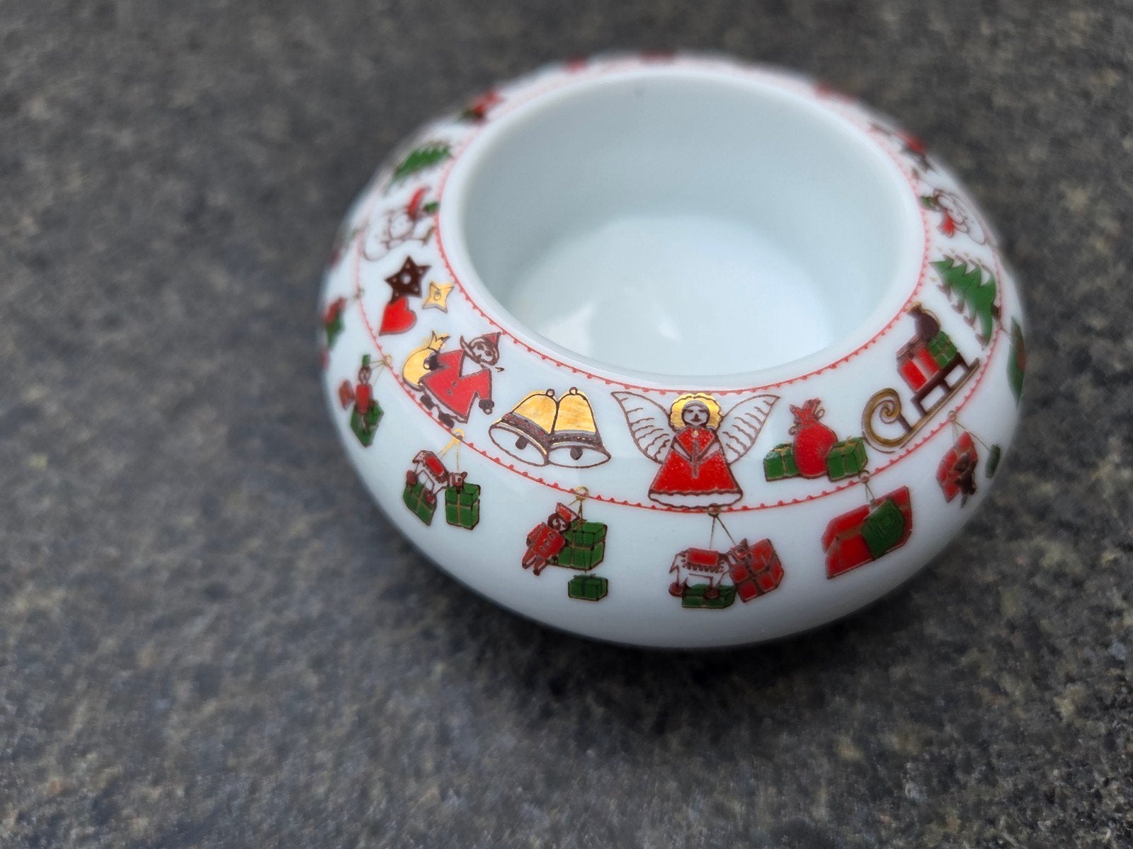 Arzberg waxinelichthouder - Kerstdecoratie, Overige materialen, Ophalen of Verzenden, Zo goed als nieuw, Kandelaar