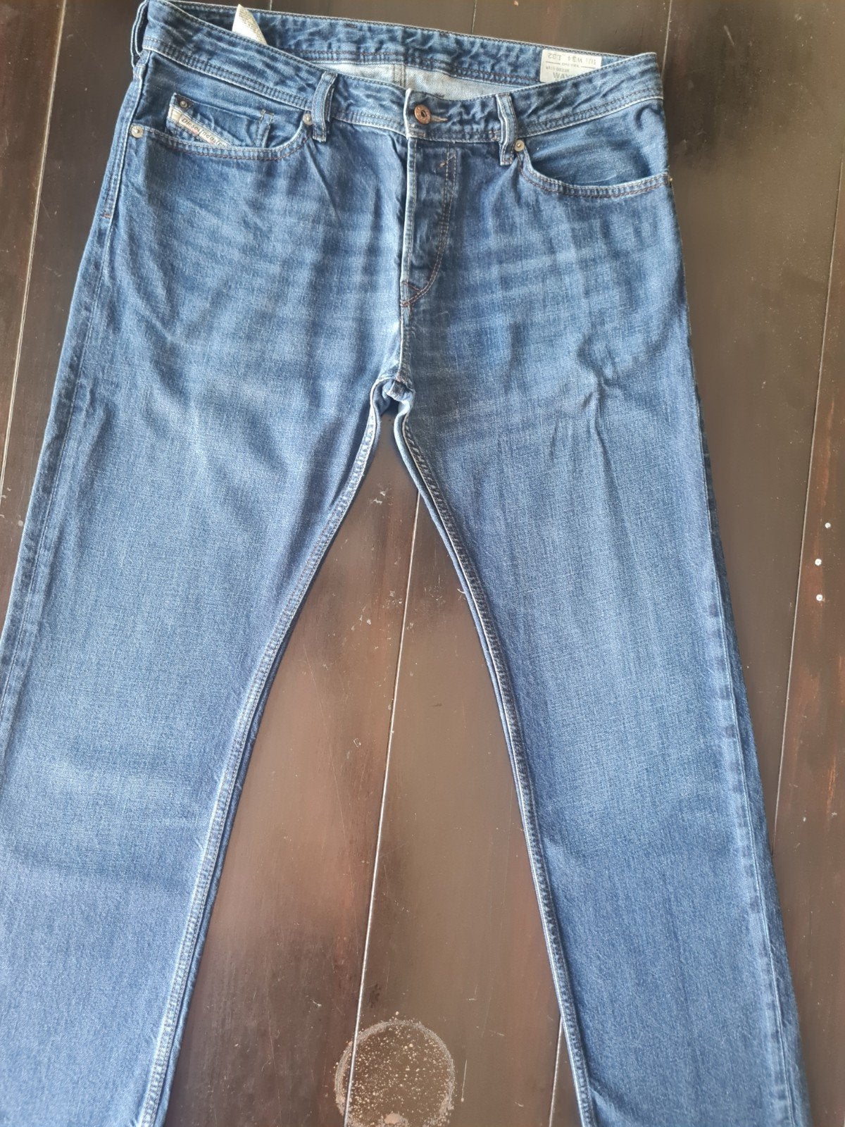 CLASSIC DIESEL WAYKEE REGULAR STRAIGHT JEANS SIZE 34/32, Kleding | Heren, Diesel, Blauw, Ophalen of Verzenden, Zo goed als nieuw