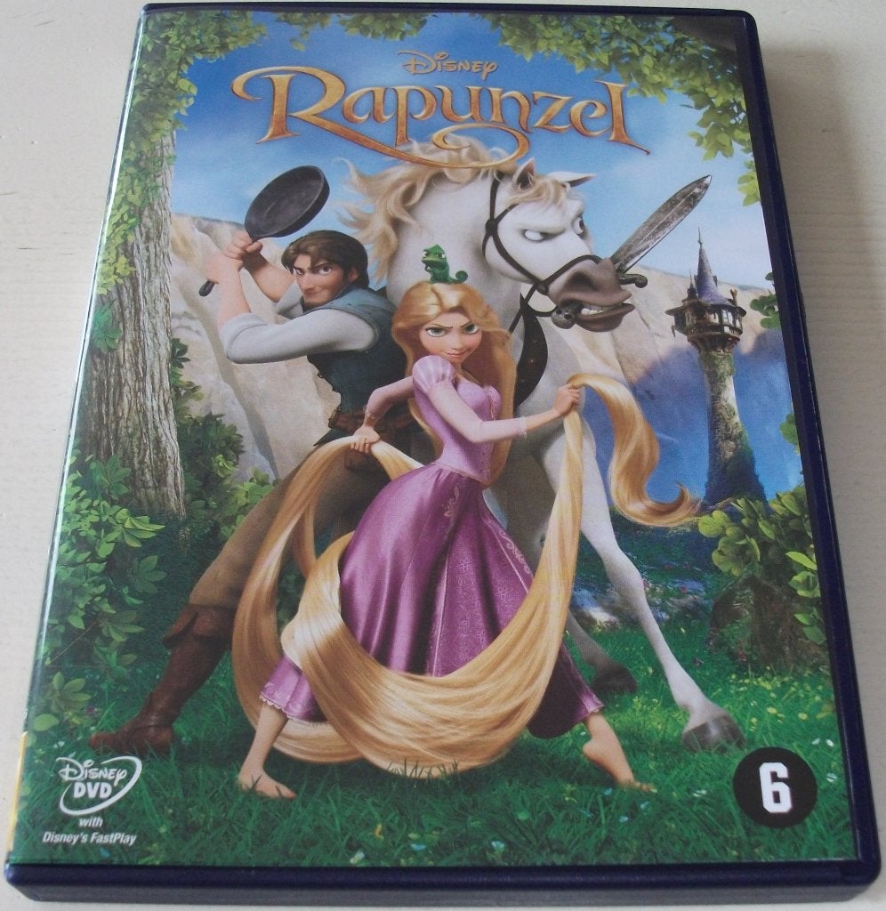 Dvd *** RAPUNZEL *** Walt Disney Gouden Rugnummer 54, Tekenfilm, Amerikaans, Ophalen of Verzenden, Zo goed als nieuw