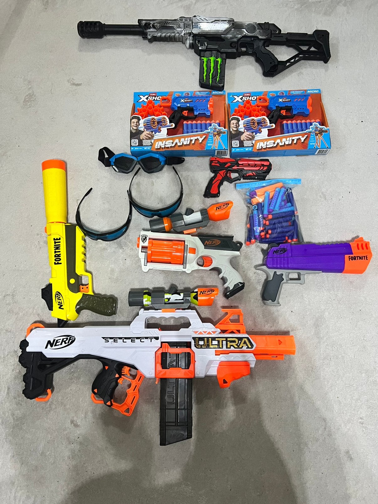Nerf & X-Shot Blaster Collectie, Ophalen of Verzenden, Gebruikt
