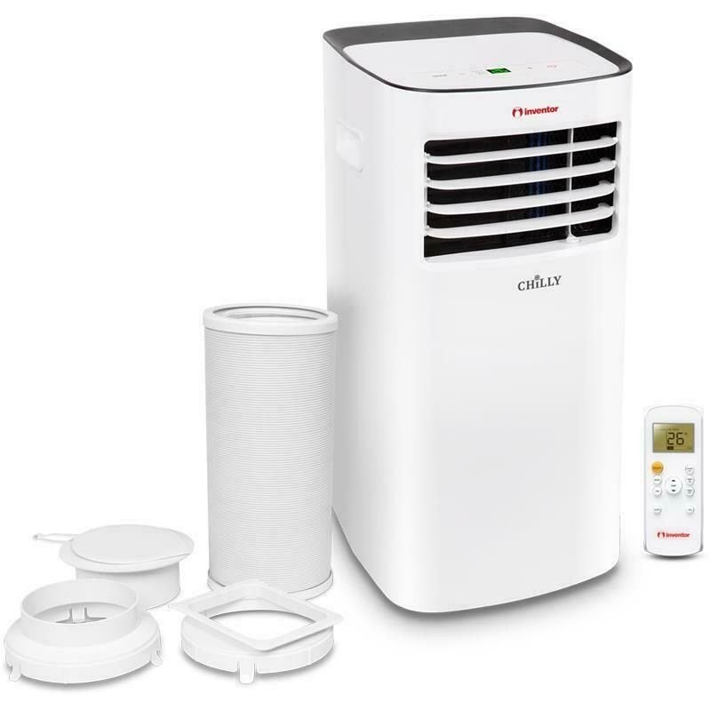 Mobiele airco Inventor Chilly - Koelen, Ventileren, Ontvocht, Gebruikt, Minder dan 60 m³, 3 snelheden of meer, Ophalen of Verzenden