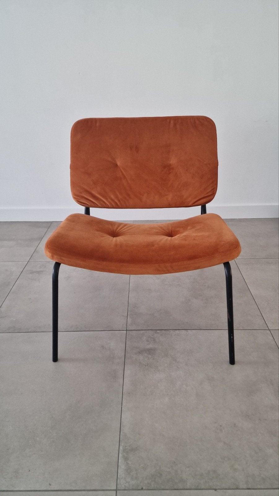 Design fauteuil van Goossens, Ophalen, Minder dan 75 cm, Zo goed als nieuw, Stof
