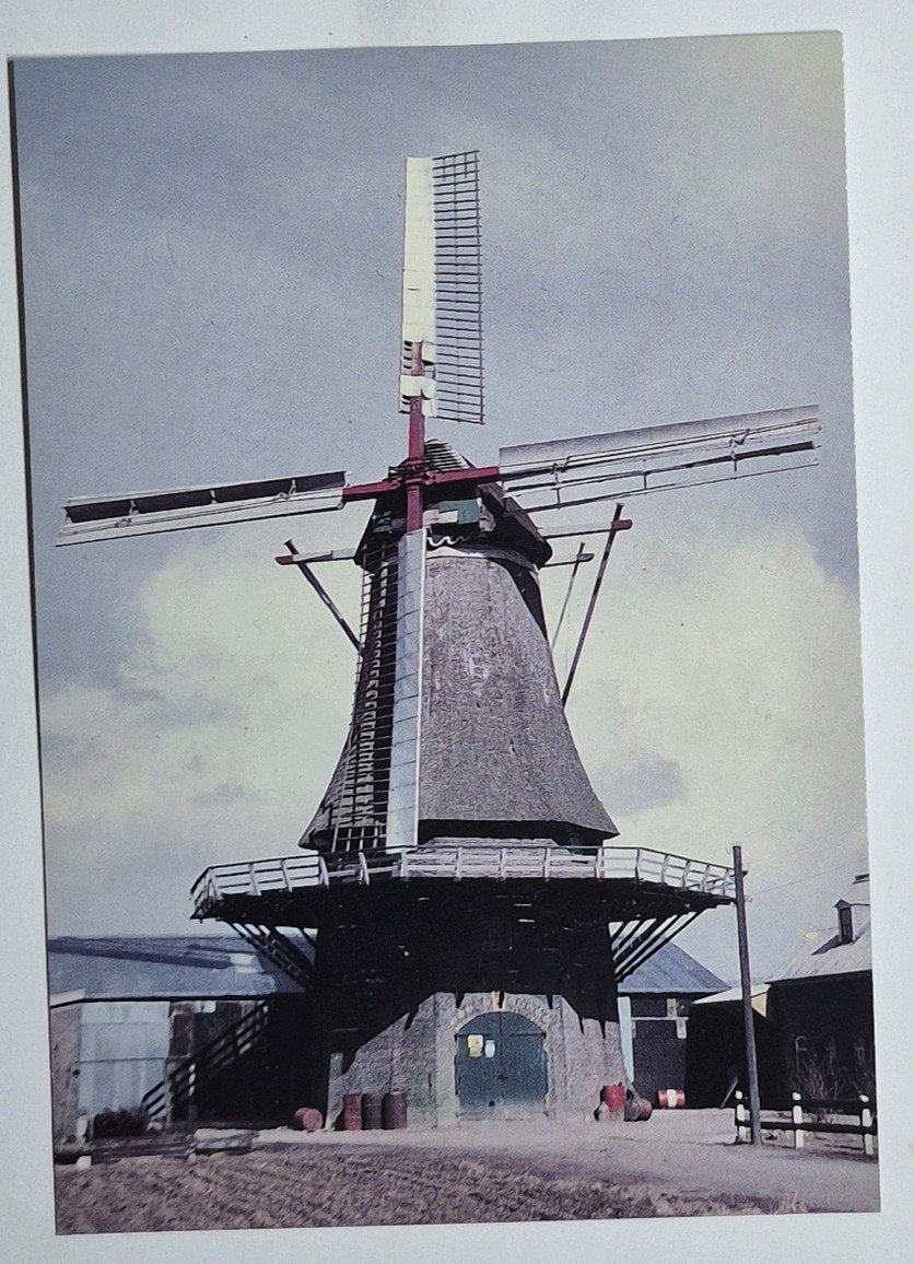 Terwolde ( Gld. ) verdwenen Molen De Ooievaar, Ophalen of Verzenden, 1980 tot heden, Ongelopen, Gelderland