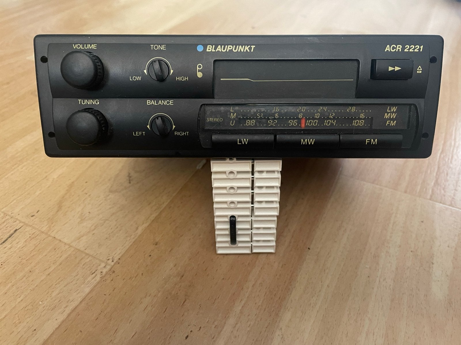 Vintage Blaupunkt Autoradio Cassette Speler ACR 2221, Auto diversen, Ophalen of Verzenden, Gebruikt