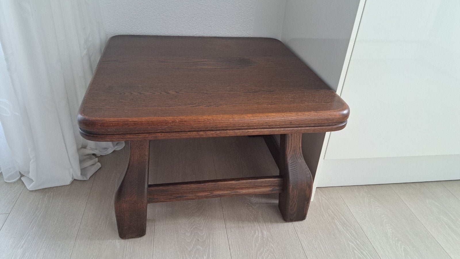 Eiken salon tafel zgan, Ophalen