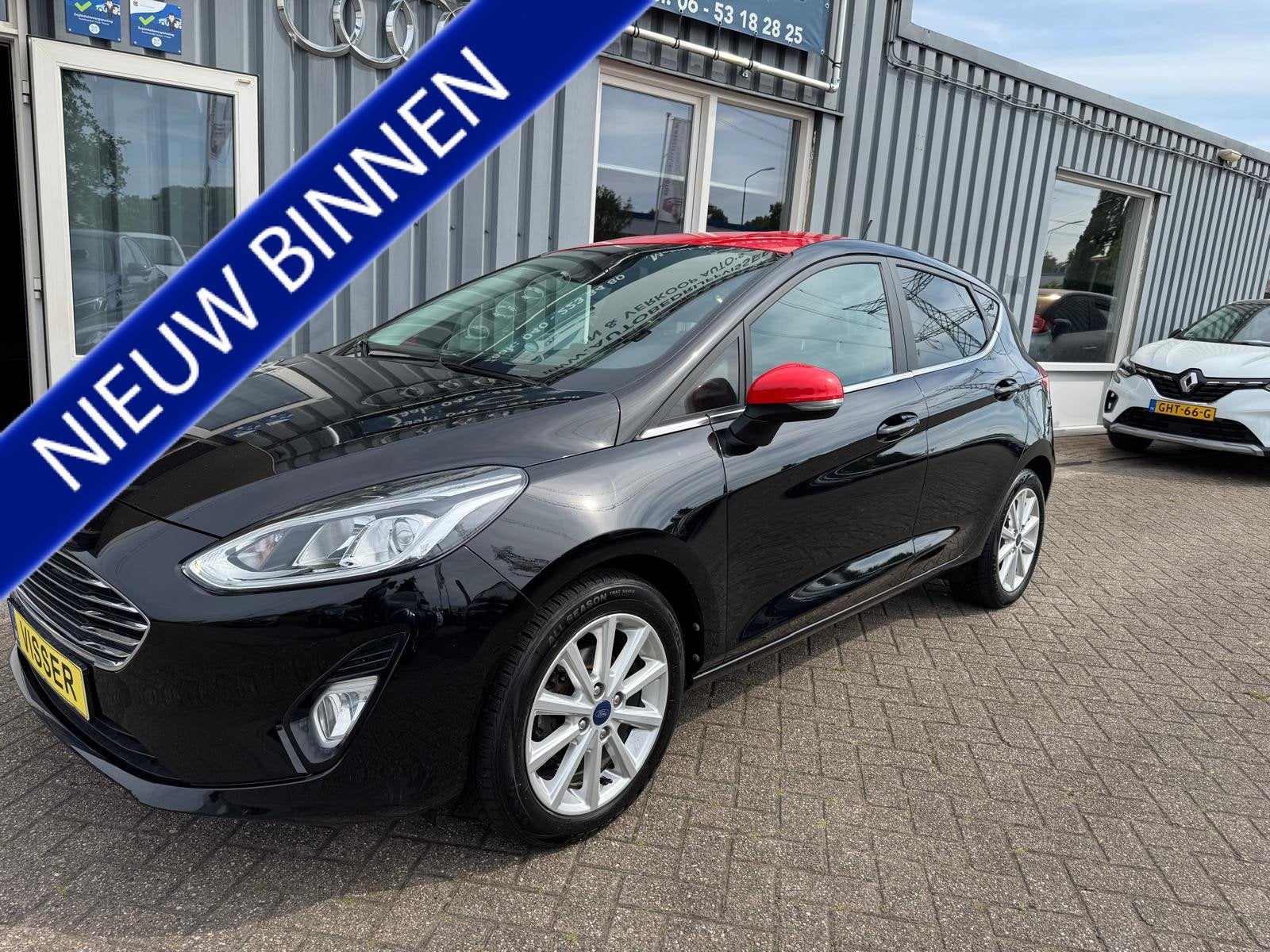 Ford Fiesta 1.0 EcoBoost Titanium (bj 2017), Auto's, Voorwielaandrijving, Gebruikt, 580 kg, Bedrijf
