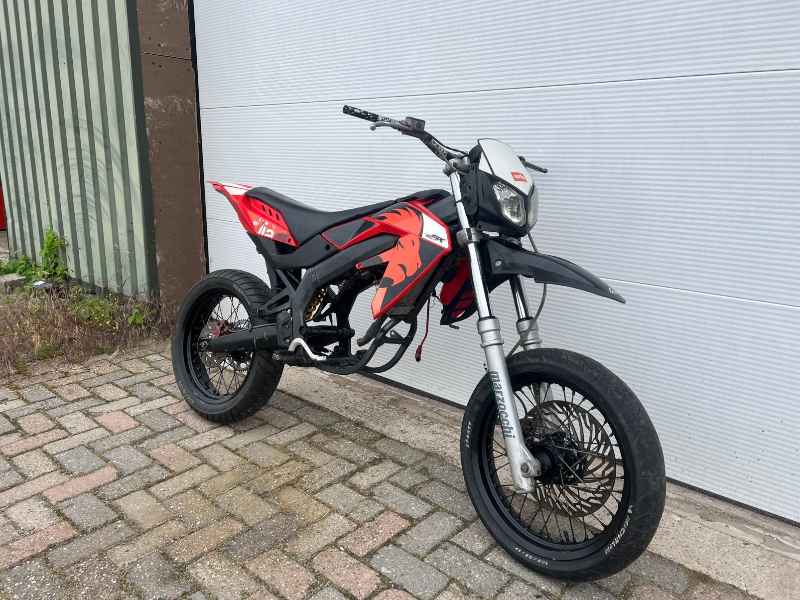 Aprilia SX50 2007 rollend frame, Fietsen en Brommers, Brommers | Derbi, Ophalen, 6 versnellingen, Gebruikt, Maximaal 45 km/u