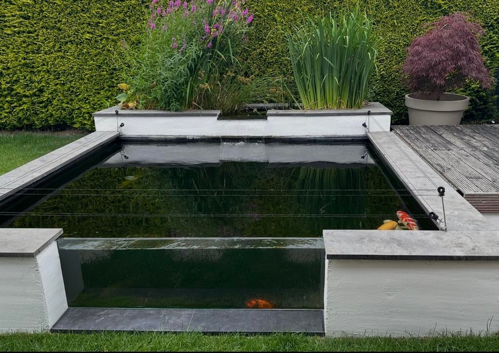Vijver raam 150x50, Tuin en Terras, Vijvers, Ophalen, Zo goed als nieuw