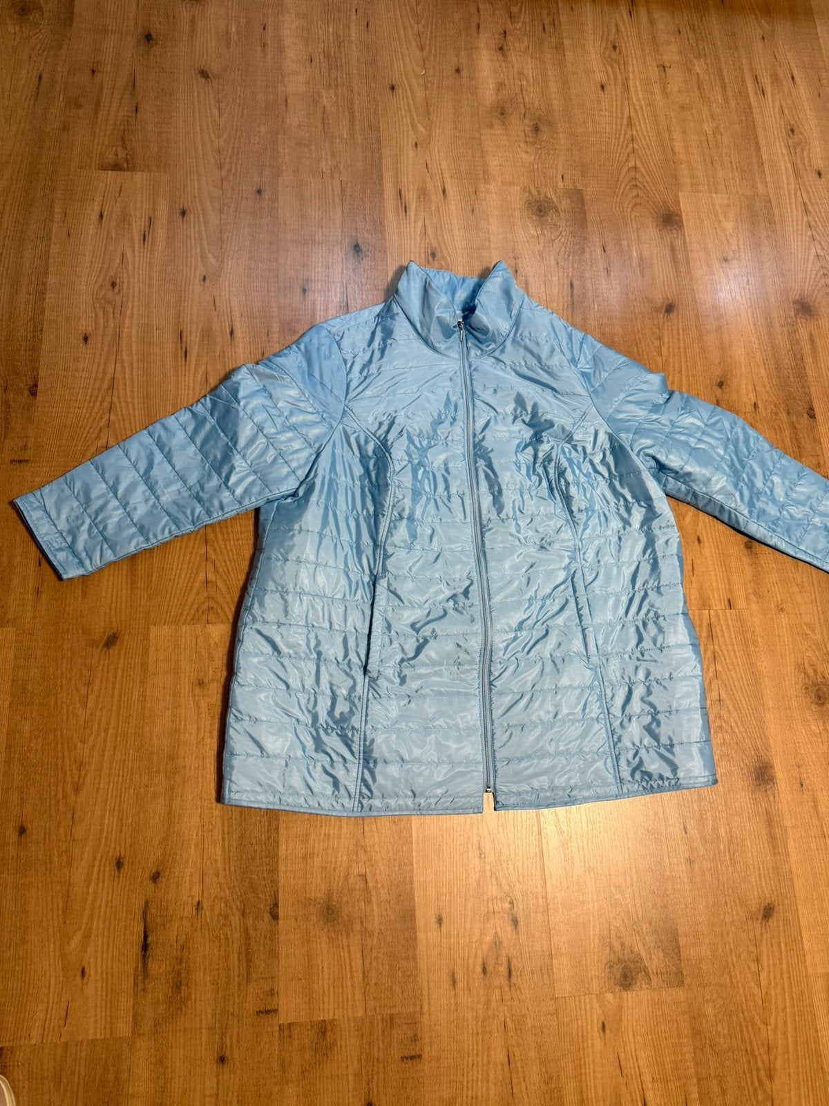 dames zomerjas /tussenjas mt 56 babyblauw nieuw, Kleding | Dames, Grote Maten, Verzenden, Zo goed als nieuw, Blauw, Jas of Mantel