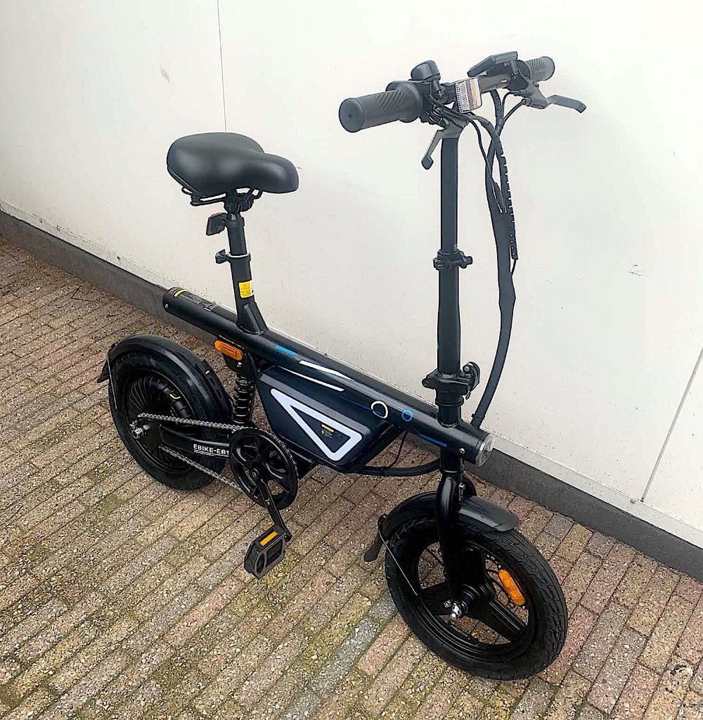 elektrische stads fiets inklapbaar 3 snelheden rijklaar ., Fietsen en Brommers, Nieuw, 51 tot 55 cm, 50 km per accu of meer, Ophalen