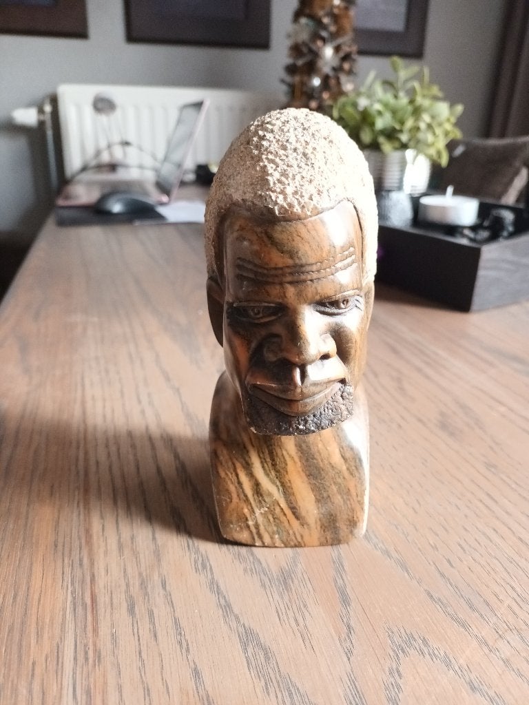 Stenen beeld van een man, Ophalen of Verzenden, Zo goed als nieuw, Mens
