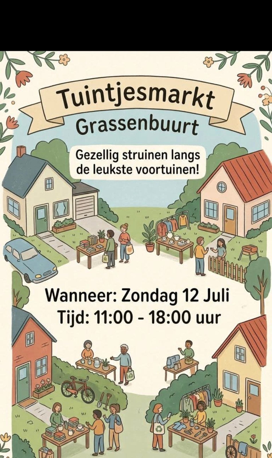Tuintjesmarkt, Diversen, Rommelmarktspullen, Ophalen