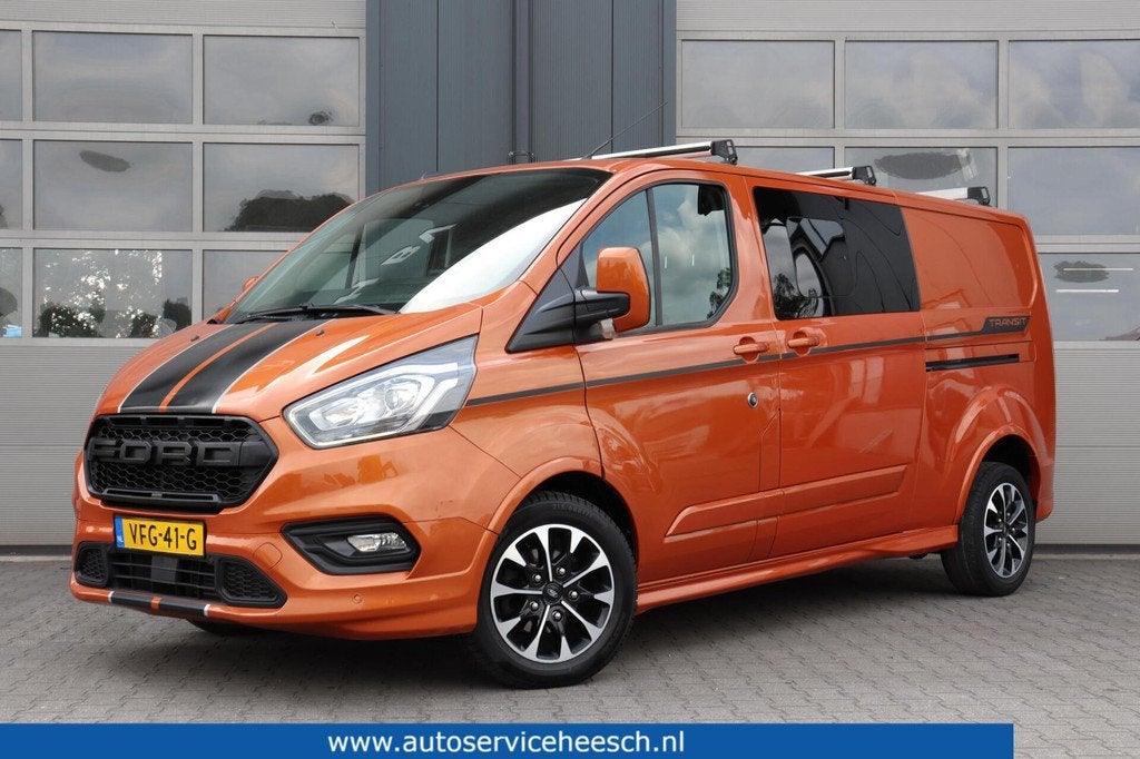 Ford Transit Custom 320 2.0 TDCI L2H1 SPORT l DUBBEL CABINE, Voorwielaandrijving, Stof, 2800 kg, Bedrijf
