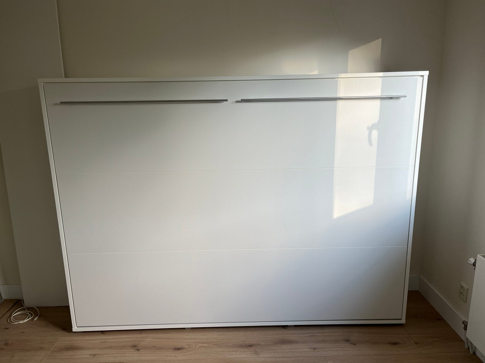 SMARTbett opklapbed bedkast 140 x 200 in nieuwstaat, Ophalen, Wit, Tweepersoons, 140 cm