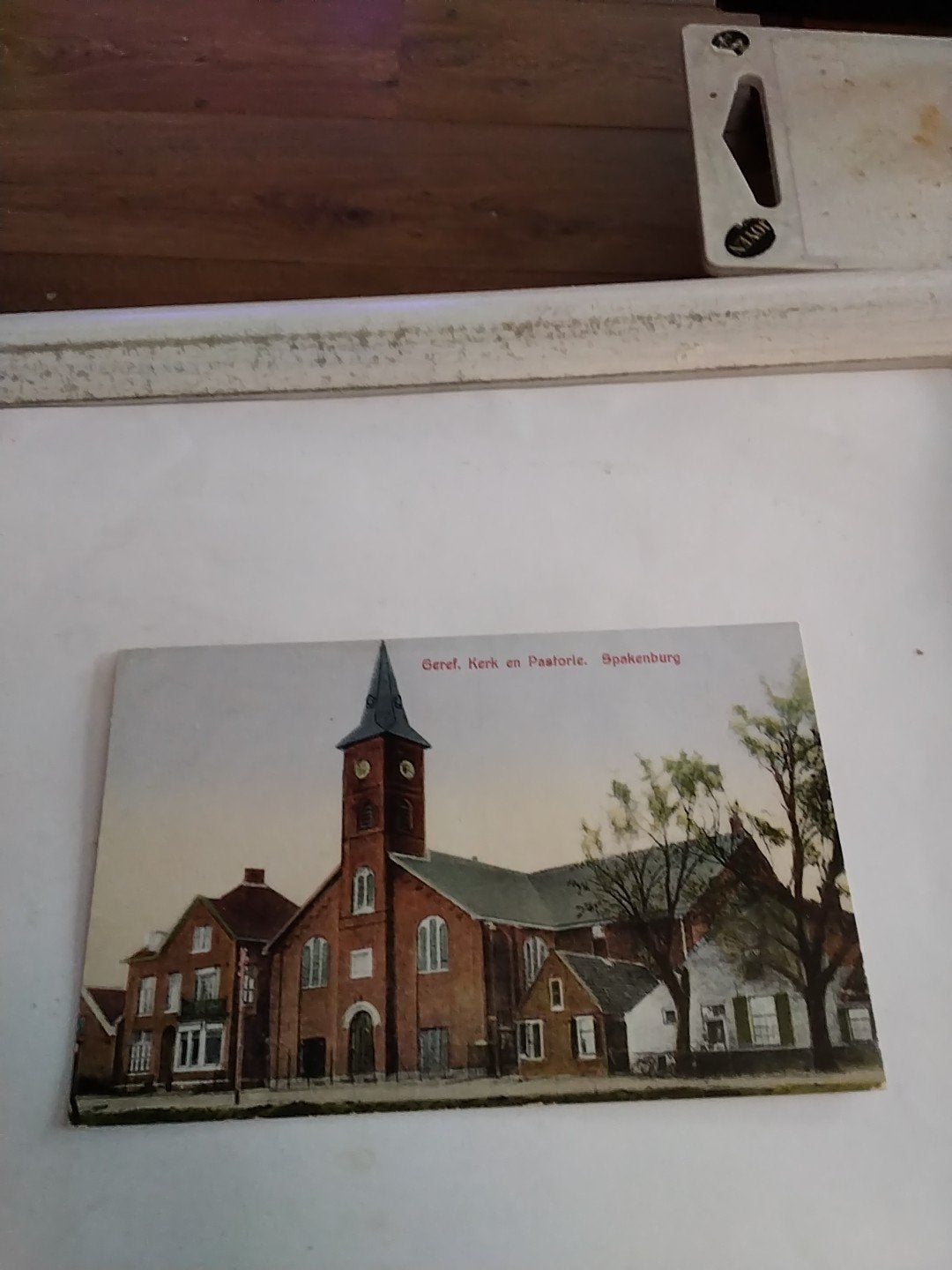 Oude ansichtkaart Spakenburg - Kerk en Pastorie, Ophalen of Verzenden, Voor 1920, Gelopen, Utrecht