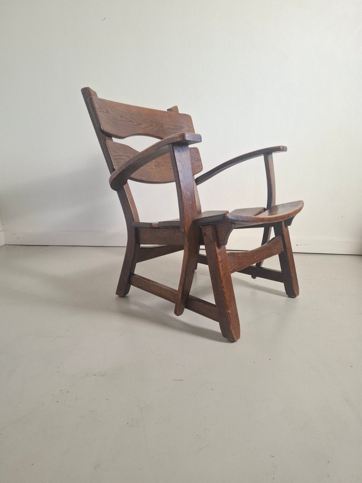Vintage fauteuil AWA Radboud Lounge Chair Dittmann & Co, Ophalen of Verzenden, Gebruikt, Bruin, Eén