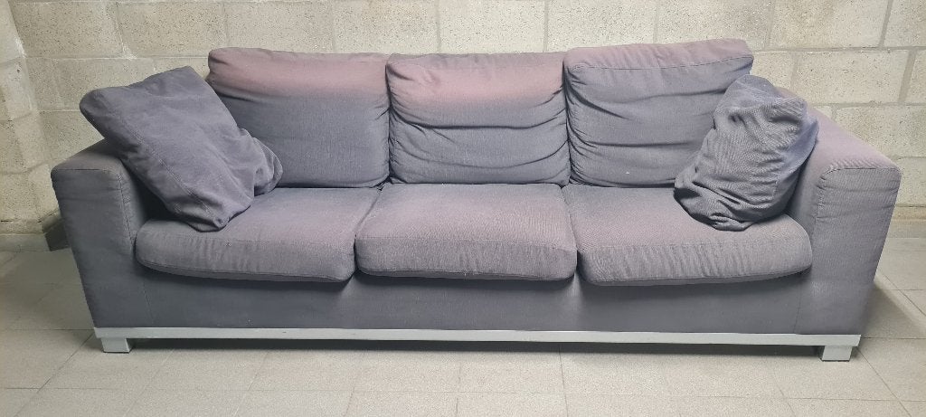GRATIS 3 zit zetel, Ophalen, Kunststof, Gebruikt, Driepersoons