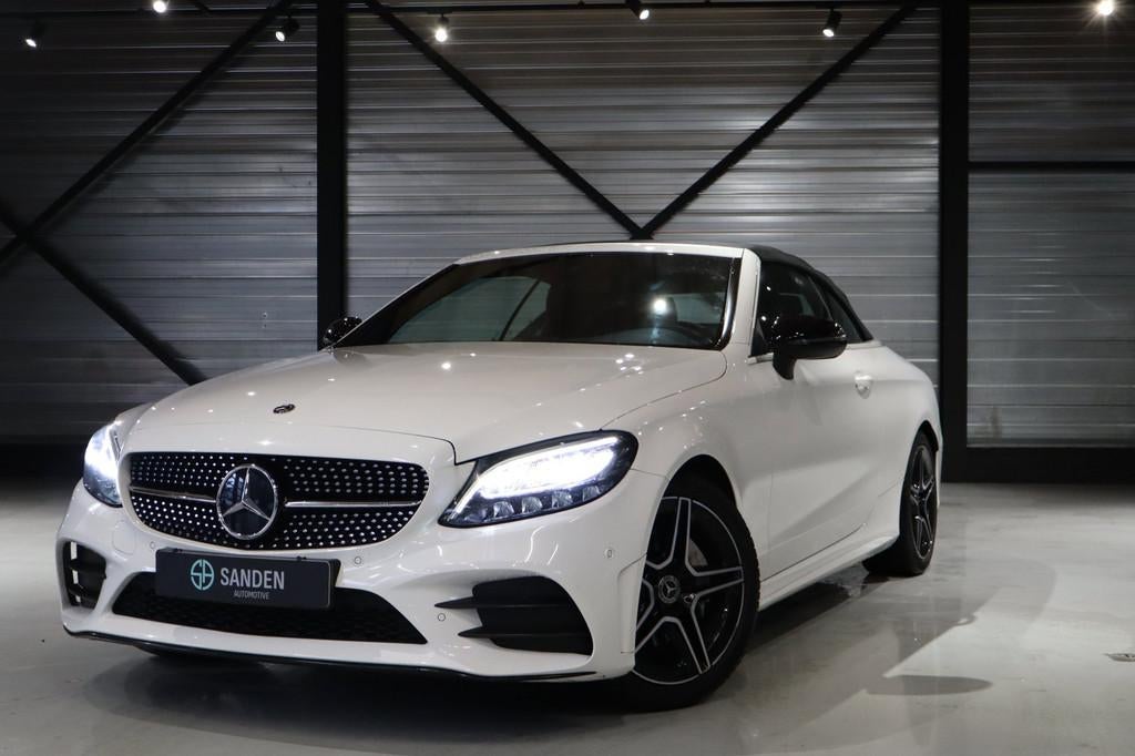 Mercedes-Benz C-klasse Cabrio 200 AMG Premium Plus Pack|Auto, Auto's, Automaat, 4 cilinders, Cabriolet, 4 stoelen