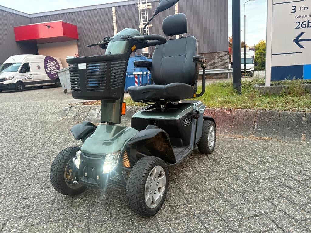Scootmobiel Pride Royal 20kmpu - Green edition, Pride, Ophalen of Verzenden, Zo goed als nieuw, 16 km/u of meer