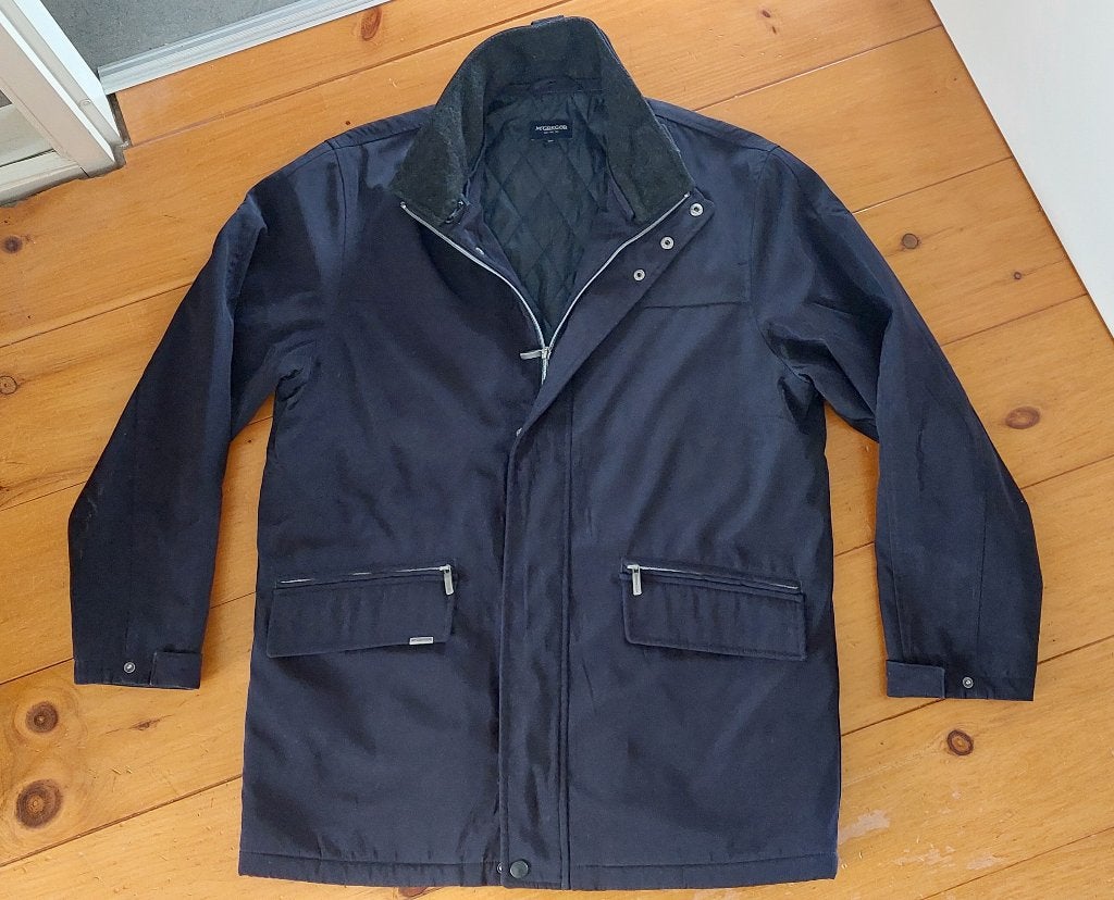 Mooie donkerblauwe McGregor parka winterjas maat 50, Ophalen of Verzenden, Zo goed als nieuw, McGregor, Maat 48/50 (M)