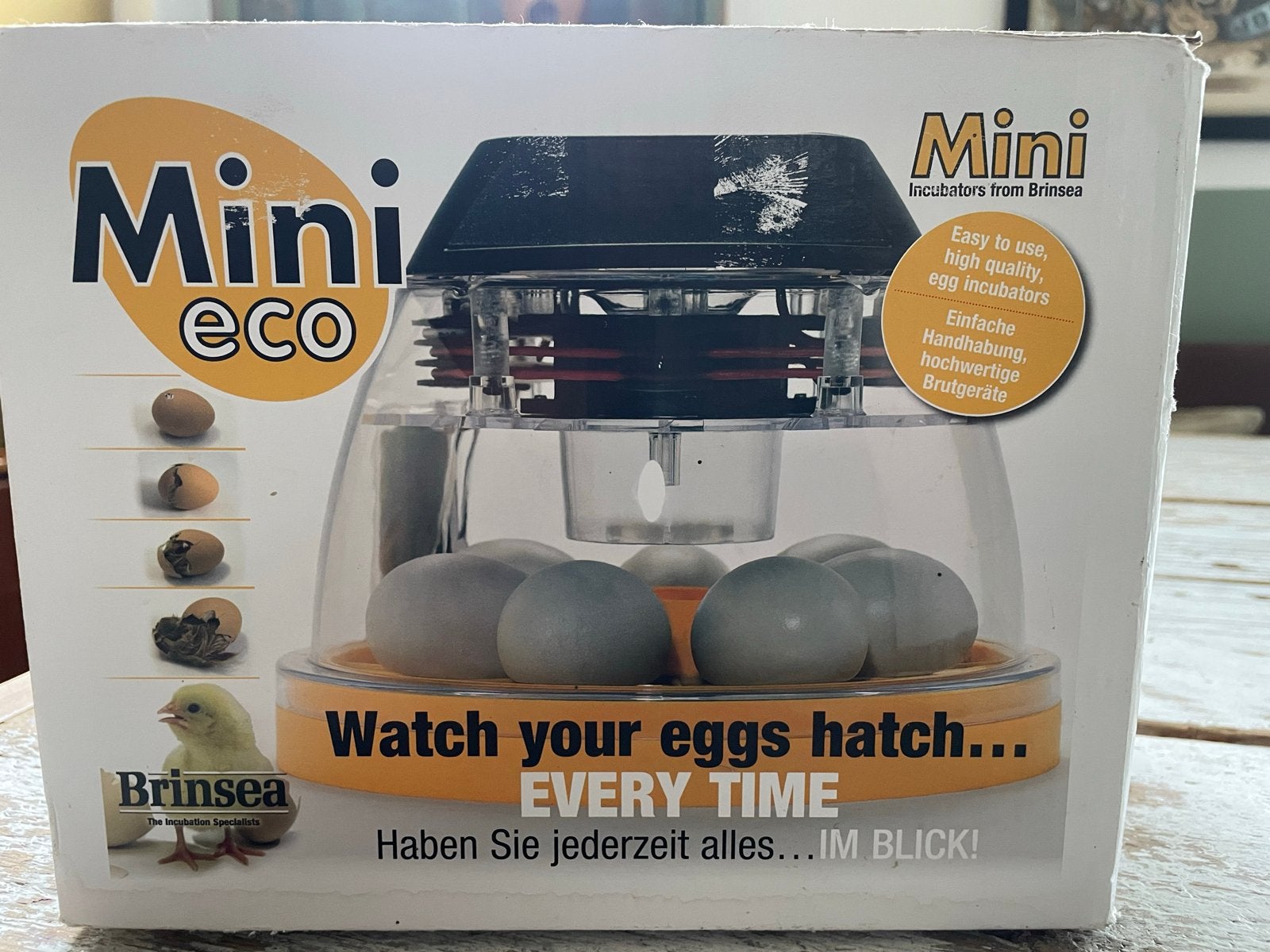 Mini eco broedmachine Brinsea, Dieren en Toebehoren, Ophalen of Verzenden, Gebruikt, Broedmachine