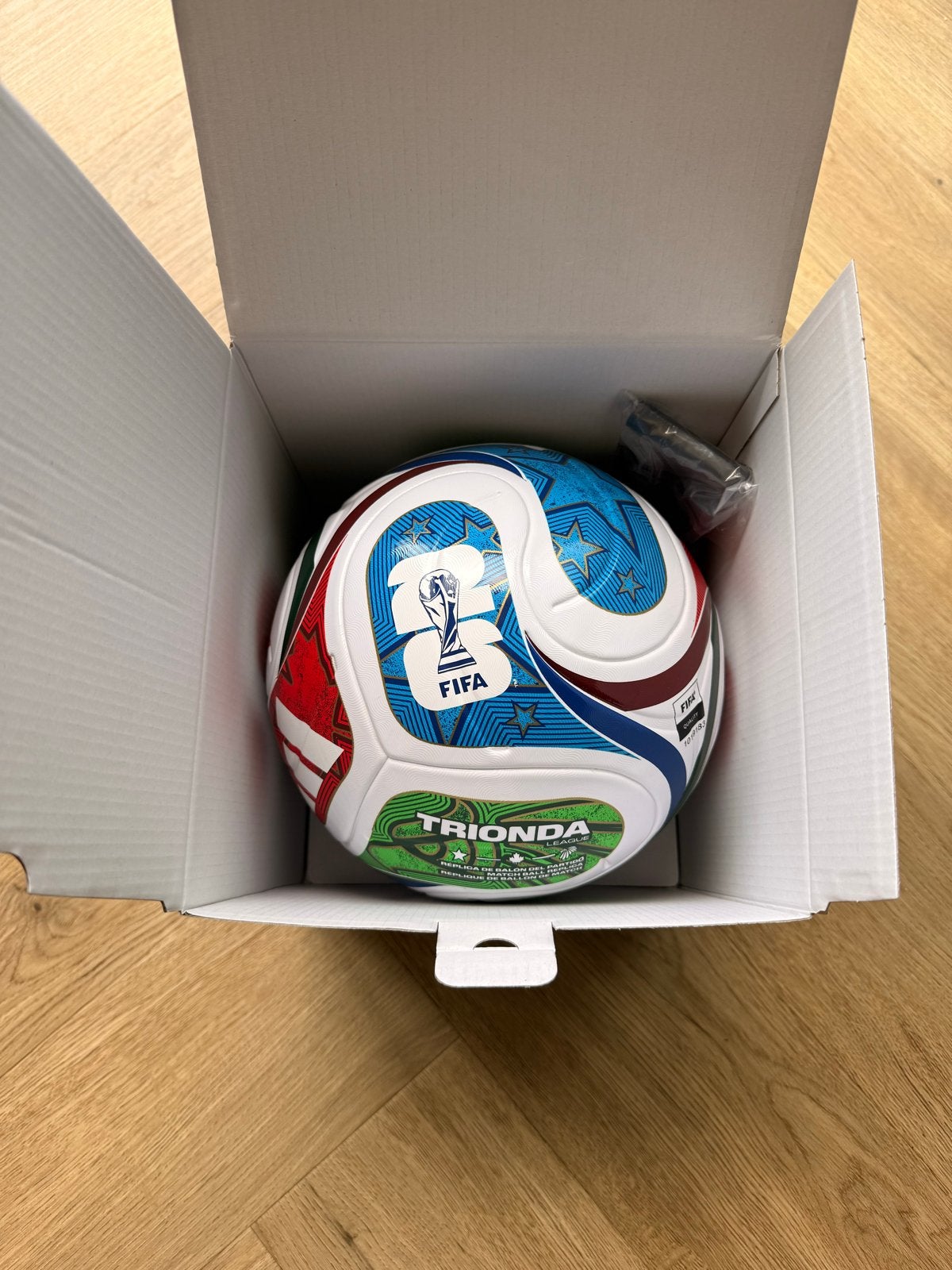 WK 2026 Officiële Voetbal + Coca Cola Pomp, Ophalen, Nieuw, Bal