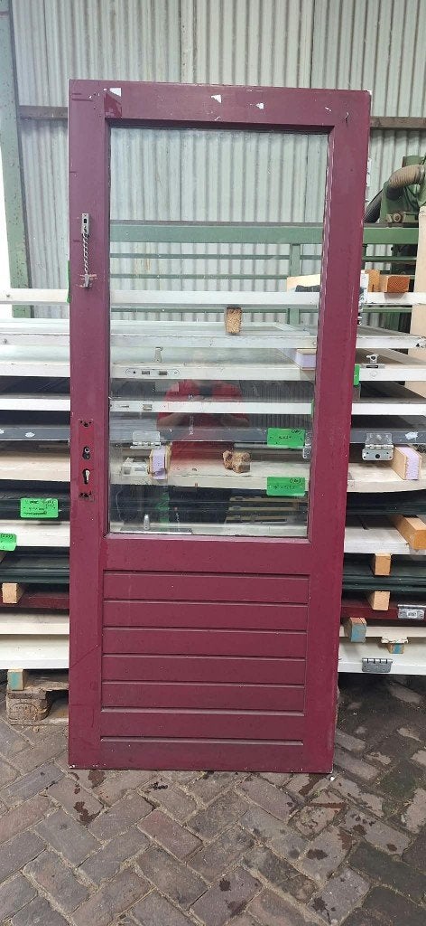 Achterdeur schuurdeur buitendeur deur 87,5 x 211 ( 158 ), Ophalen, Gebruikt, 80 tot 100 cm, Buitendeur