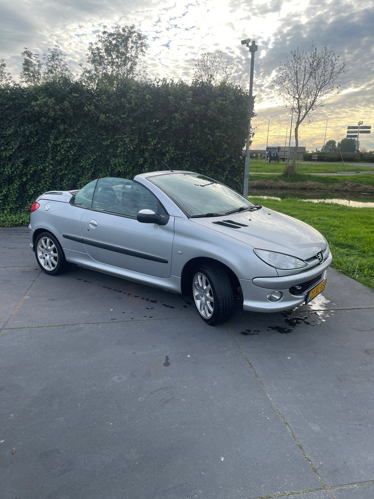 Peugeot 206CC 2.0 16V CC 2002 Grijs, Ophalen, Gebruikt, Peugeot
