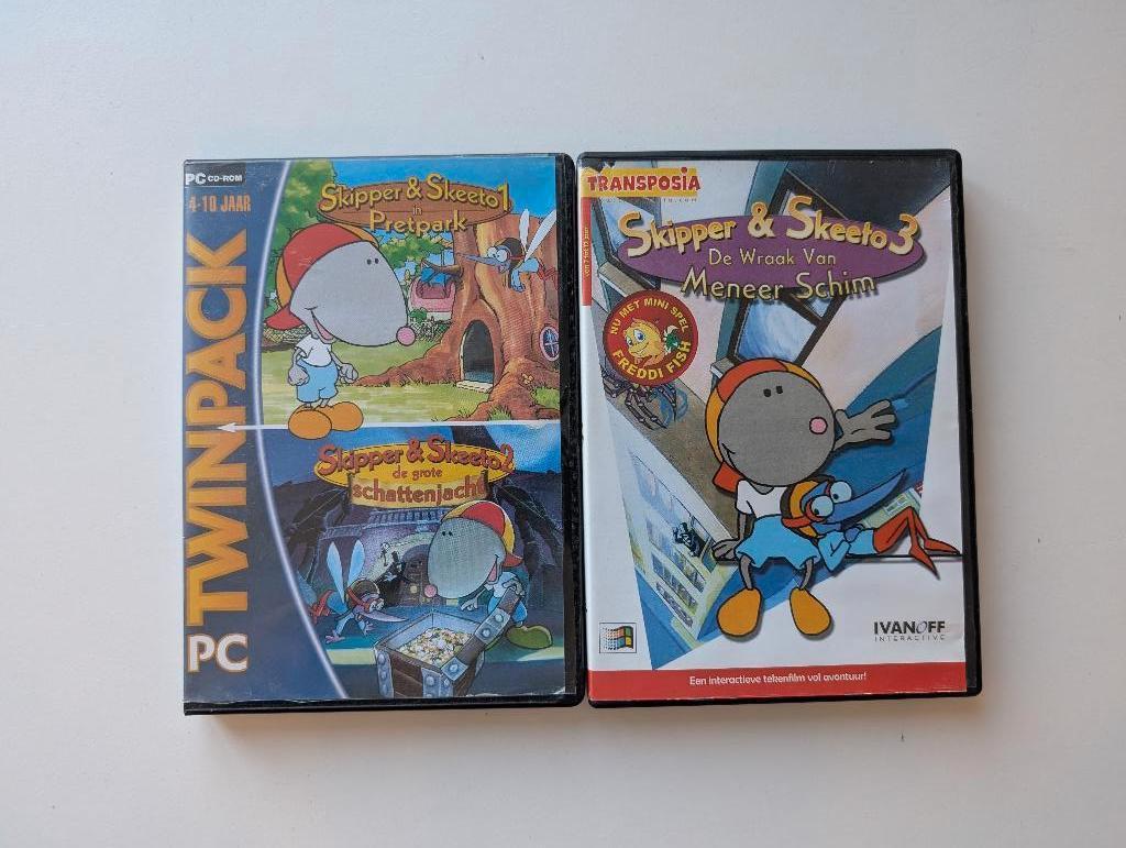 Skipper & Skeeto / Skeebo 1, 2 en 3 – PC bundel, Spelcomputers en Games, Games | Pc, Zo goed als nieuw, 1 speler, Vanaf 18 jaar