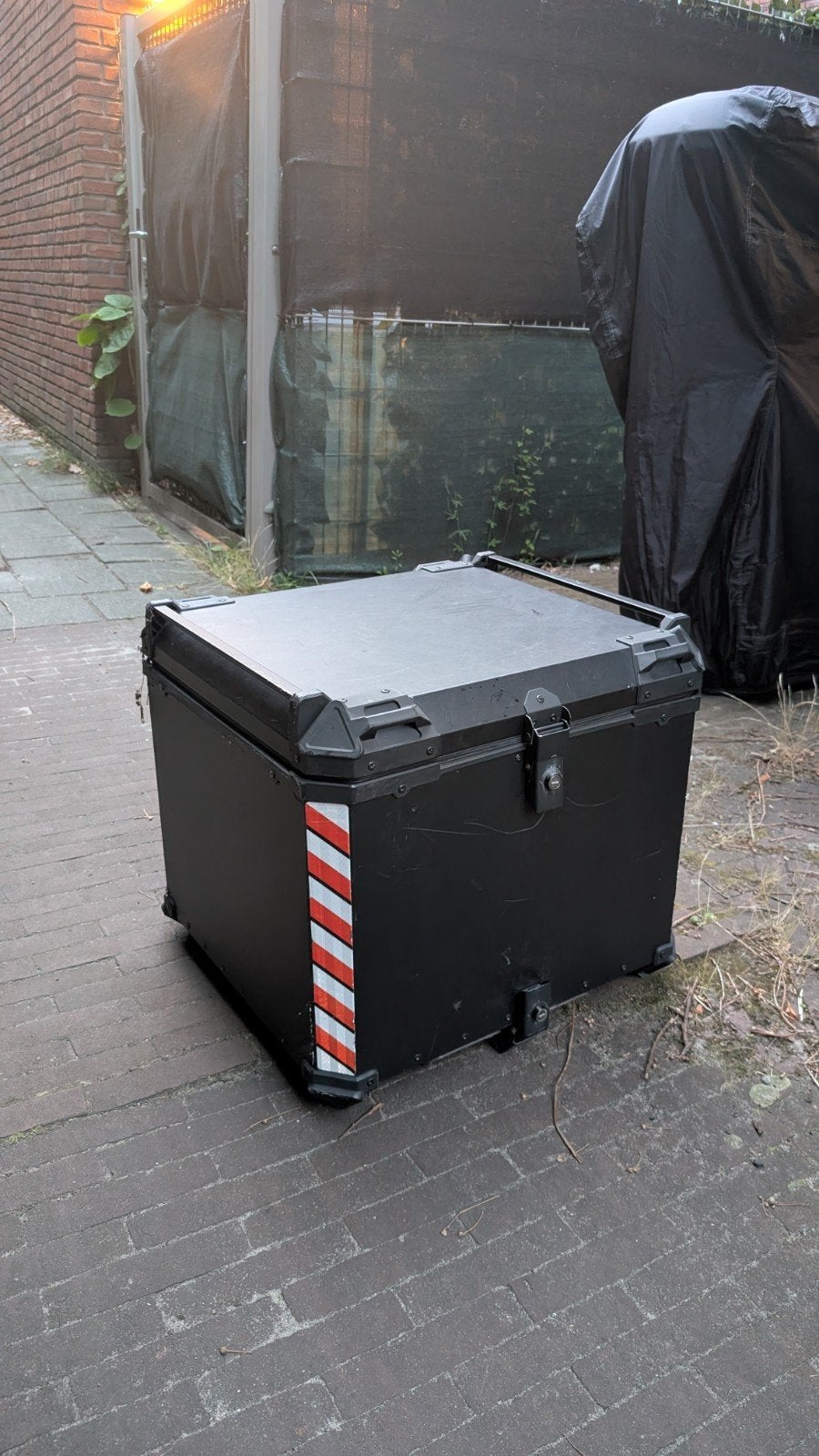 Heel grote topkoffer voor motor of quad, Motoren, Ophalen, Gebruikt
