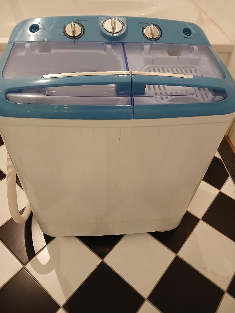WilTec Handzame Camping Wasmachine (praktisch nieuw), Witgoed en Apparatuur, Wasmachines, Ophalen, Minder dan 1200 toeren, Minder dan 85 cm