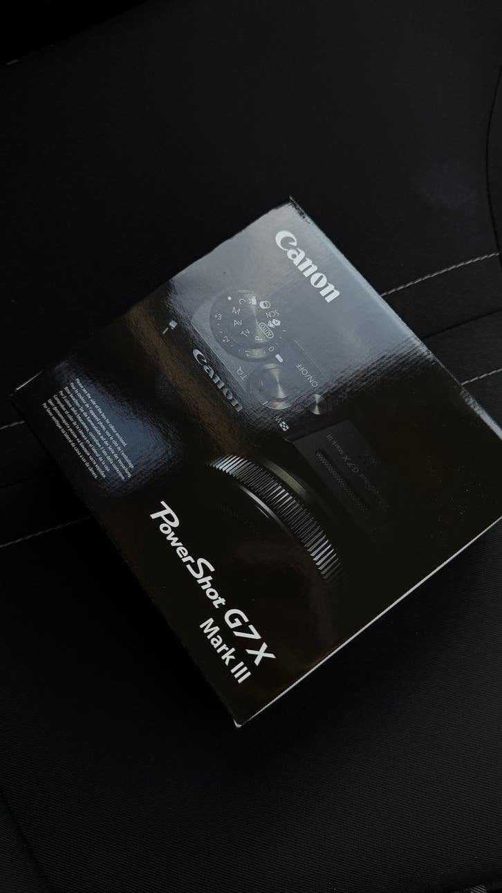 Canon PowerShot G7 X Mark III - Zwart ONGEBRUIKT!, Ophalen, Canon, Compactcamera, 4 t/m 7 keer