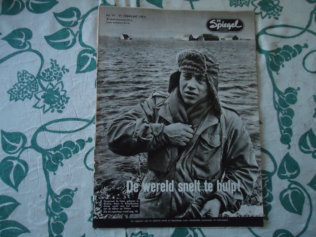 Unieke verzameling Verslagen 6x van Watersnoodramp feb. 1953, Verzenden, 1940 tot 1960, Nederland, Tijdschrift