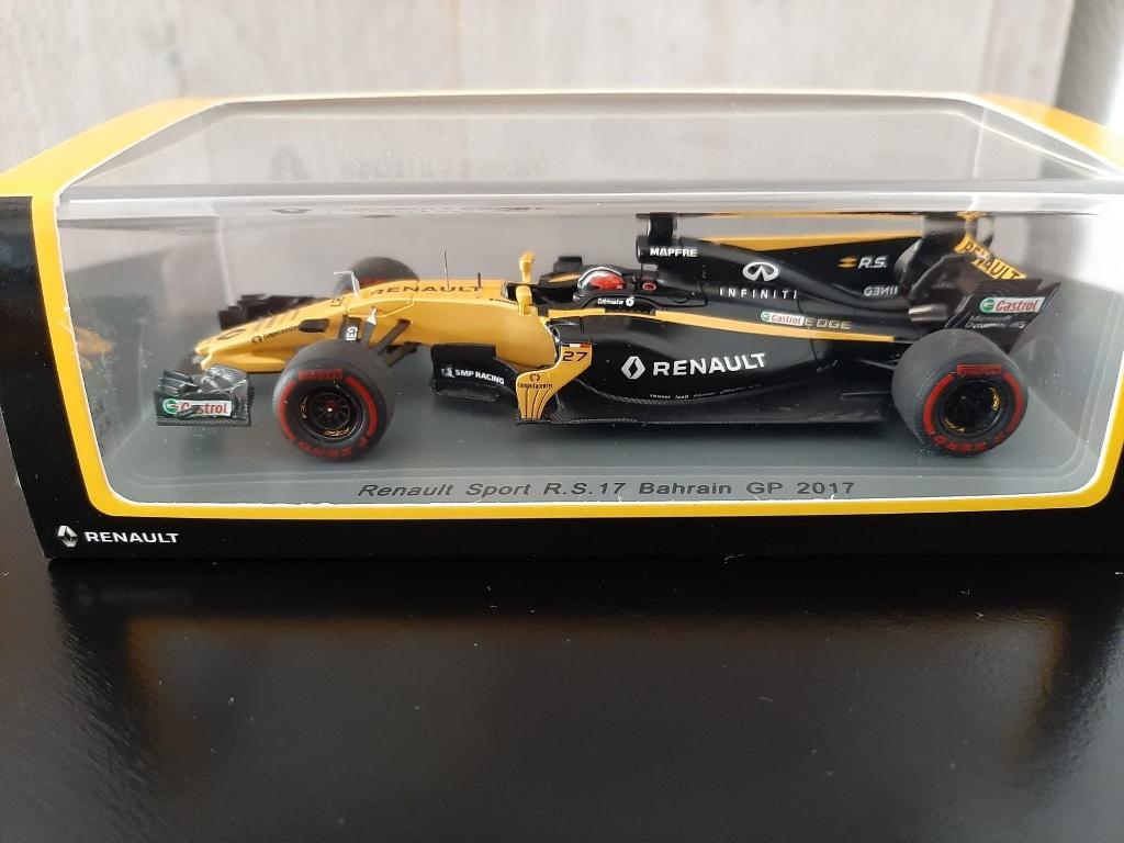 1:43 Renault Sport R.S. 17 Bahrain GP 2017 Nico Hulkenberg, Verzamelen, Automerken, Motoren en Formule 1, Ophalen of Verzenden