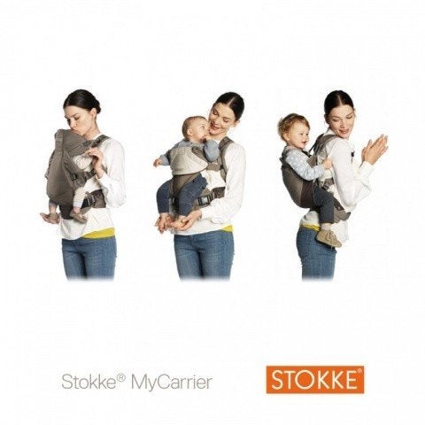 Stokke MyCarrier 3 in 1 draagzak - bruin, Ophalen of Verzenden, Buik of Rug, Draagzak, Overige merken