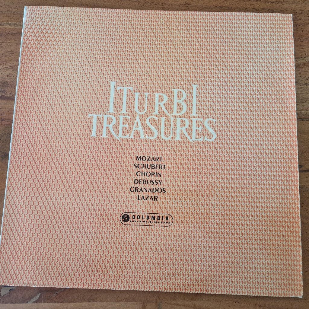 Iturbi Treasures - Piano Solo Jose Iturbi-Columbia 33CX 1368, LP, Gebruikt, Overige componisten, Ophalen of Verzenden