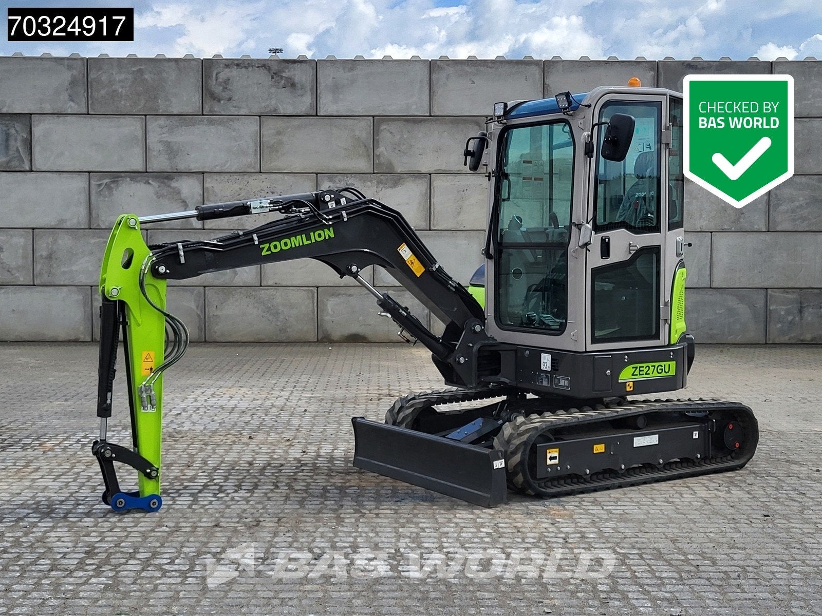 Zoomlion ZE27 GU KUBOTA ENGINE - CE CERTIFIED, Graafmachine